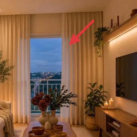 Curtain panels (cream)