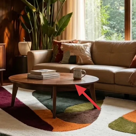 wood coffee table