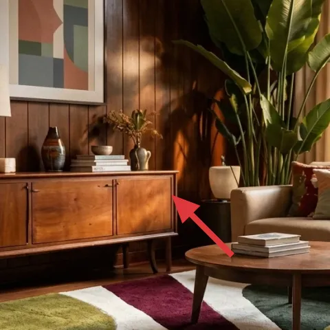 wood console sideboard