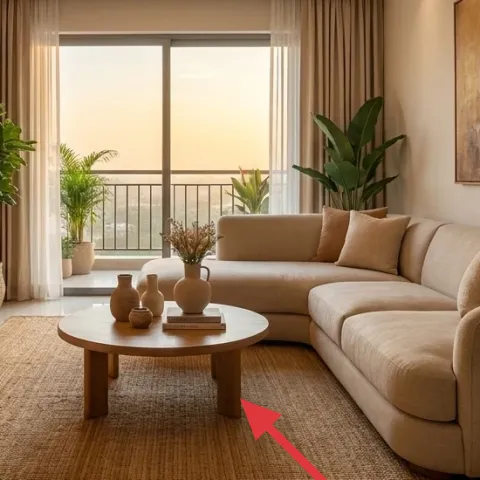 Jute area rug