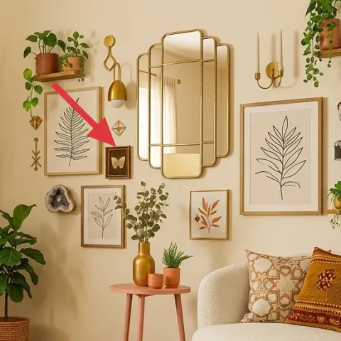 Framed botanical prints set