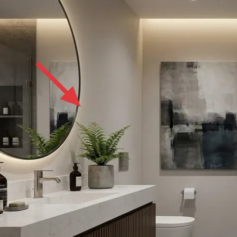 round wall mirror