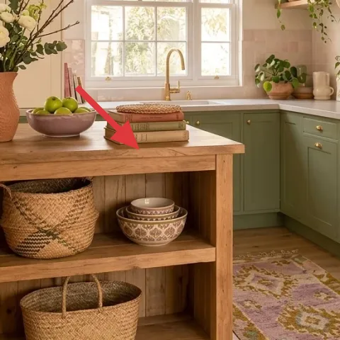 Ceramic bowl with green apples