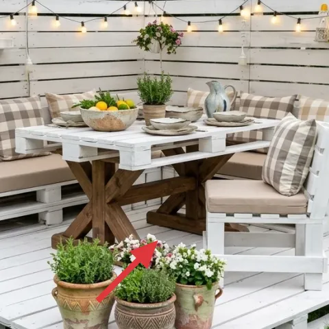wood dining table with X base