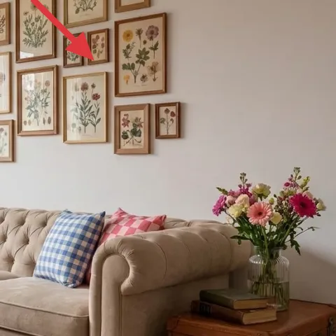 framed botanical print (one in the grid)