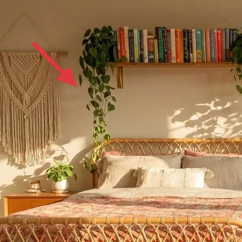 Macramé wall hanging