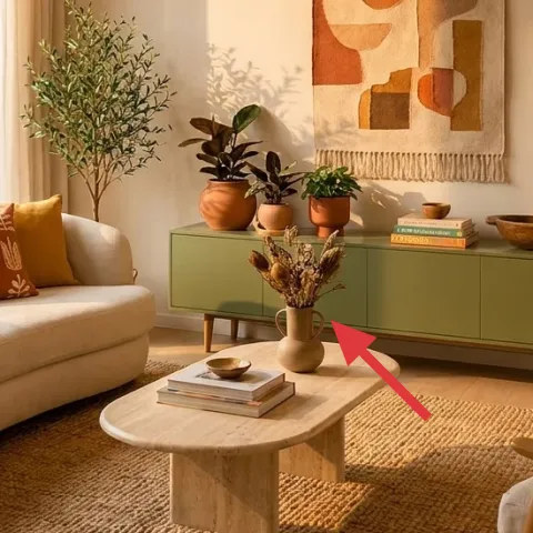 decorative tray on coffee table