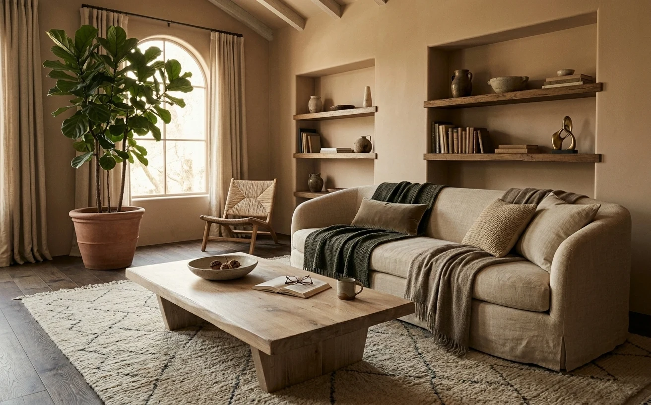Under $350: How to Create a Warm, Packable Living Room for Renters