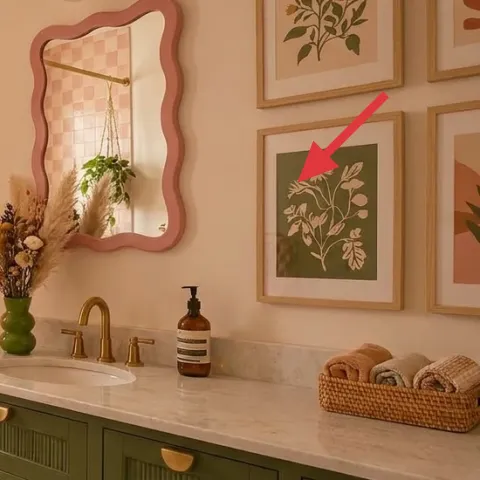 framed botanical print