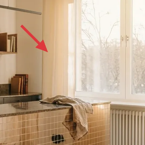 sheer beige curtain panels for the window