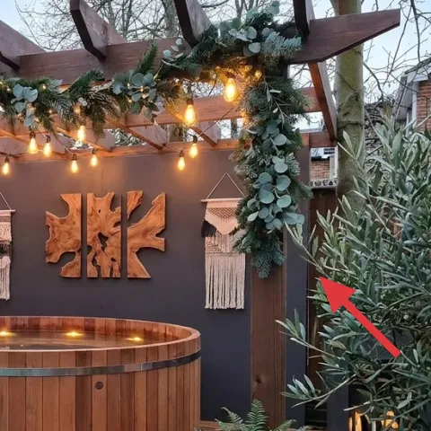 macramé wall hanging decor on the outdoor wall