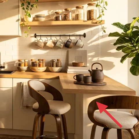 kettle on countertop