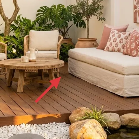 wood coffee table
