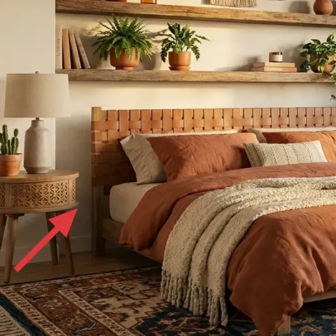 two bedside tables