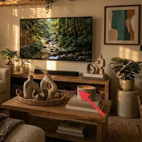 wood console table