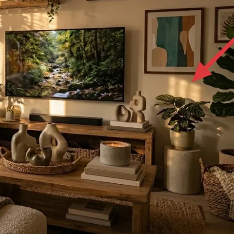 leafy indoor plant in a large pot