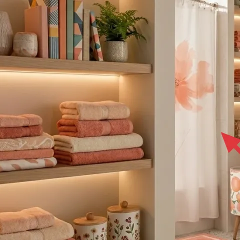 white shower curtain
