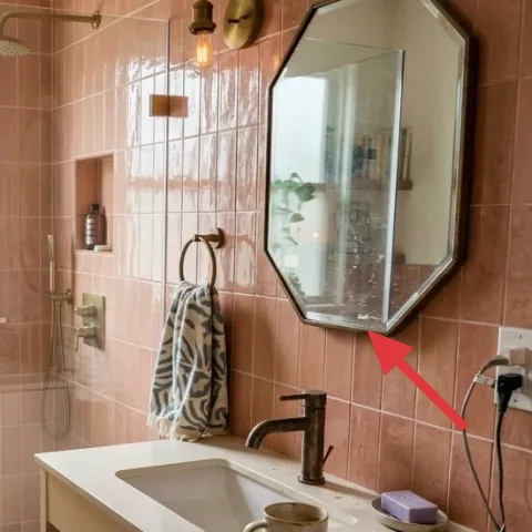 peel-and-stick wallpaper (one accent wall)