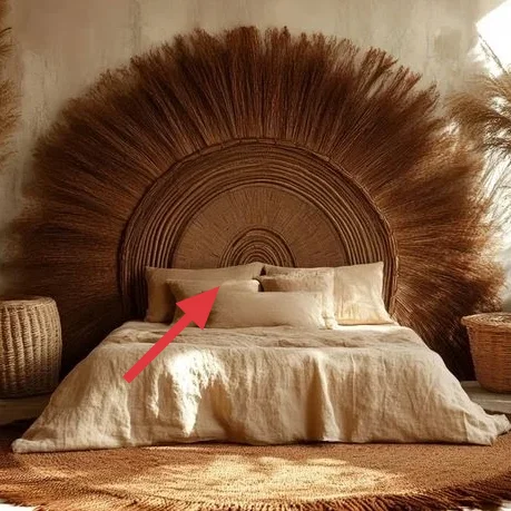 cream lumbar pillow