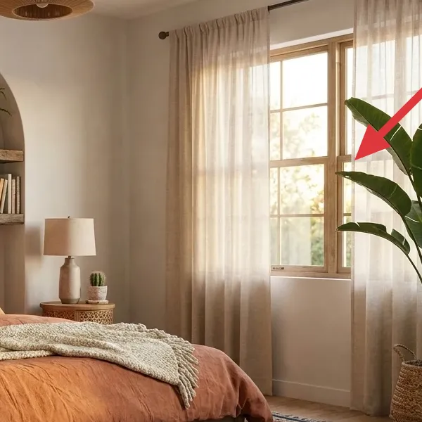 Tall potted indoor plant