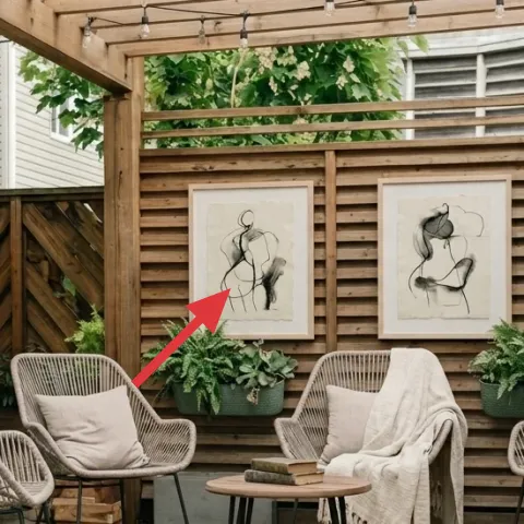 framed art prints (pair)