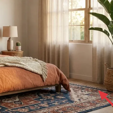 Low woven plant basket