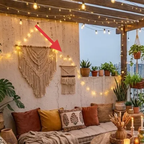Macramé wall hanging