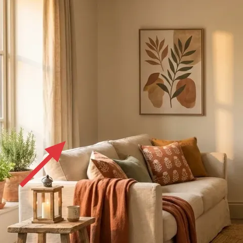 Curtain panels (beige pair)