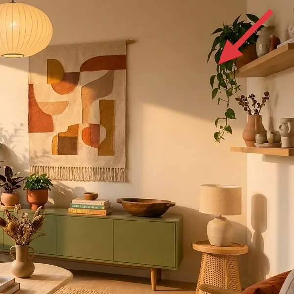DIY abstract wall art (cardstock + paint)