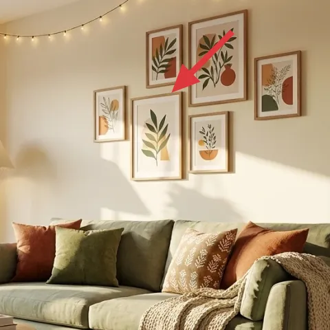 Framed botanical prints (multiple)