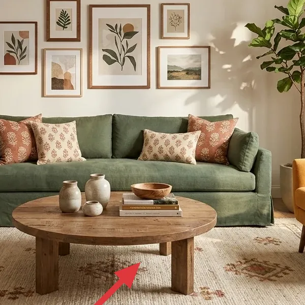 Patterned area rug 8×10