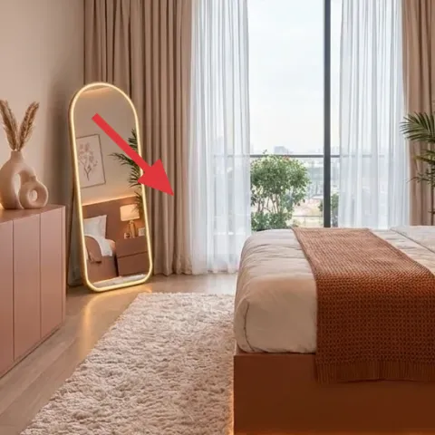 arched floor mirror