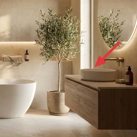 brass bathroom faucet