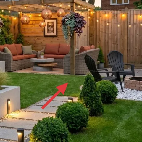 Round outdoor coffee table