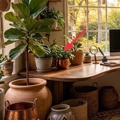 Large terracotta planter pot