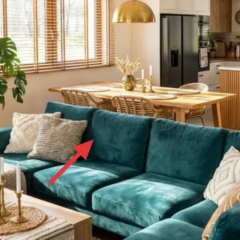 throw pillows on sofa