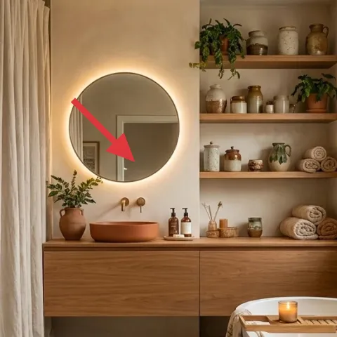round wall mirror