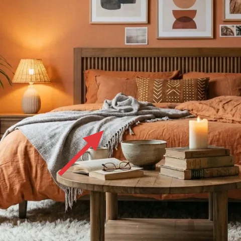 gray throw blanket