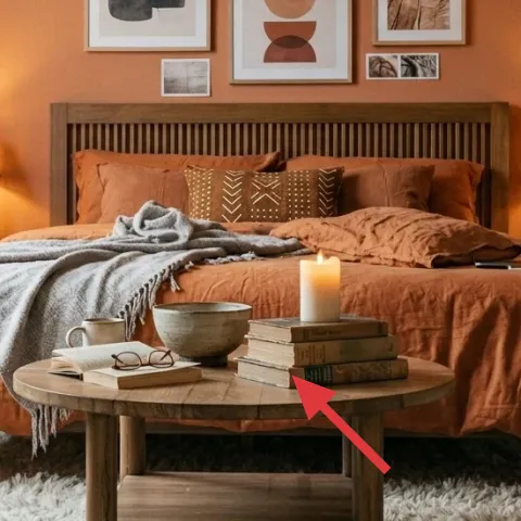 small wooden coffee table