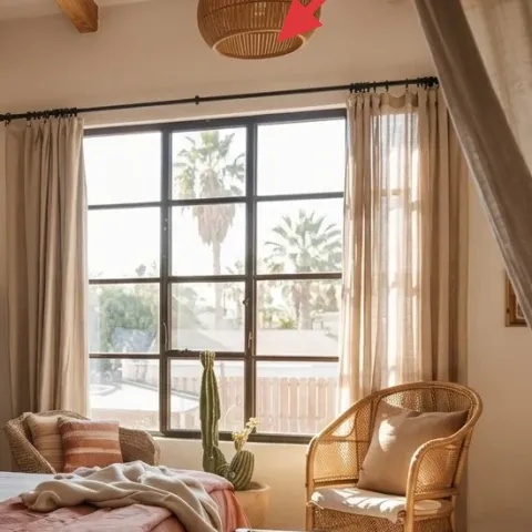 rattan pendant light