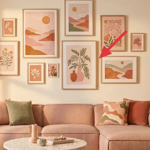 Framed botanical art prints