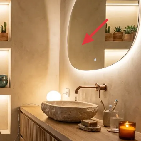 round wall mirror