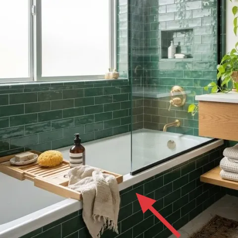 hand towel on tray (cream/beige)