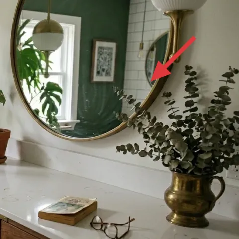 bathroom mirror