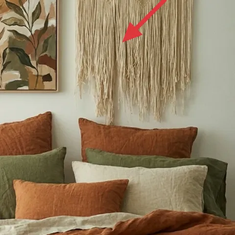 Macramé wall hanging