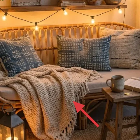 chunky knit throw blanket