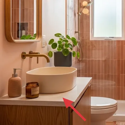 paint for the wood vanity cabinet doors (DIY)
