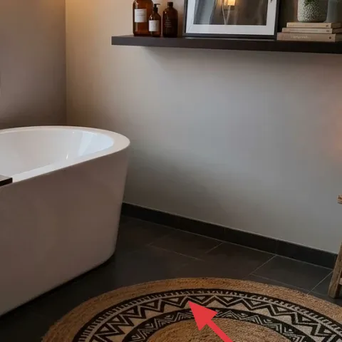area rug (5×7) in natural jute