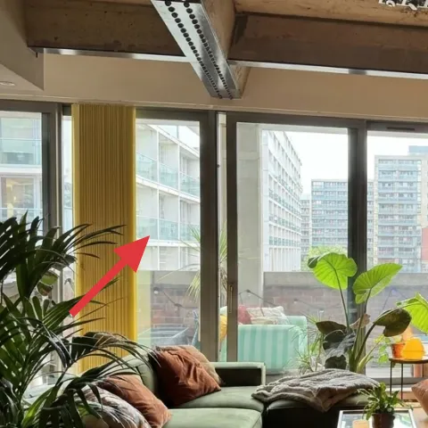 gold/yellow curtain panels (pair)