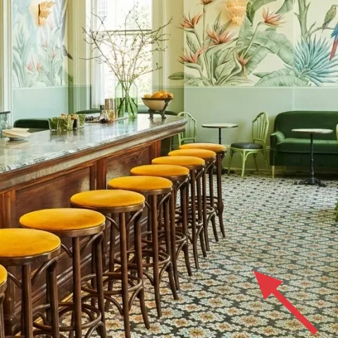 patterned area rug